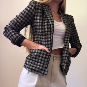 Vintage patterned blazer
